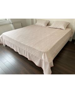 VIKTORIJA Prekrivač Elegance 250x260cm i 2 jastučnice Pink - VLK000379-pink