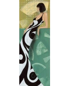 DELTA LINEA Uramljena slika Usamljena lepotica 30x70 cm - DL3760