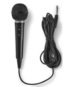 NEDIS Mikrofon, MPWD01BK, 6.35mm, 5m - 38799