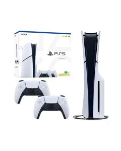 PLAYSTATION 5 SLIM konzola + dodatni DualSense White kontroler - GM00169