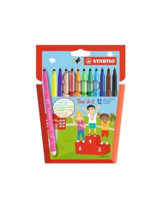 STABILO Flomaster Trio A-Z, set 1/12 - 378-1-12-01