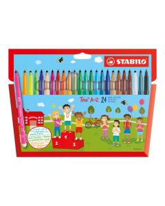 STABILO Flomaster Trio A-Z, set 1/24 - 378-1-24-01