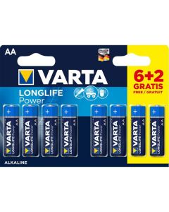 VARTA Baterije 1.5V LR6 MN1500, LONGLIFE, Alkalne, 8kom (cena po komadu) - 8452