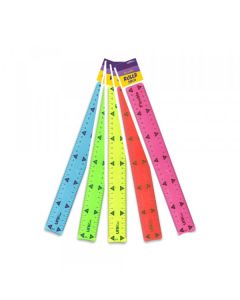 Lenjir 30cm flexibile u boji - 8838