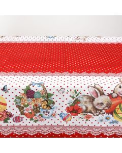 STEFAN Stolnjak 140x220cm Uskrs crveni - 38-44