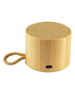 Bluetooth zvučnik TEMPO 3W od bambusa – Bluetooth 5.3, 300 mAh, bež