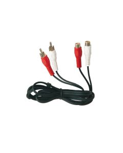 GSC Audio Kabl 2RCA muški na 2RCA ženski 2.5m - 38174