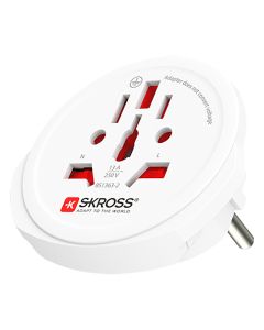 Putni adapter SKROSS World to Europe, do 4000 W, beli