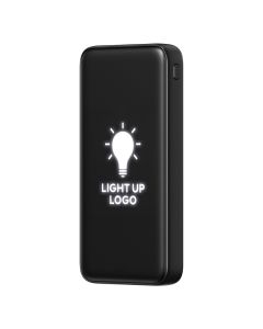 Pomoćna baterija ODIN 10 PLUS 10.000 mAh sa ugrađenim kablovima – Type-C, Lightning i USB-A, crna