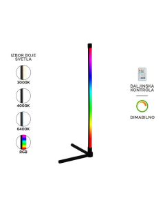 FORMA Stona lampa 5W RGB F2079-5T BK