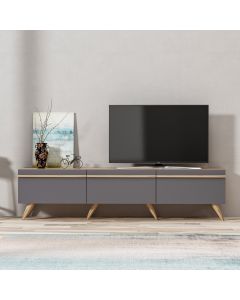 HANAH HOME TV komoda Amsterdam, siva/krem - 382NRC1105