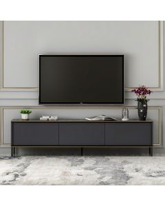 HANAH HOME TV komoda Imaj, antracit