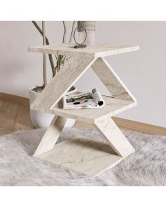 HANAH HOME Konzolni stočić, svetlobraon