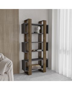 HANAH HOME Polica Milano, braon/antracit