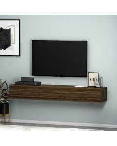 HANAH HOME TV komoda Terra, braon - 382NRC1510