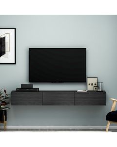 HANAH HOME TV komoda Terra, crna - 382NRC1511