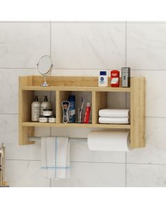 HANAH HOME Zidna kuhinjska polica Asya, svetlobraon