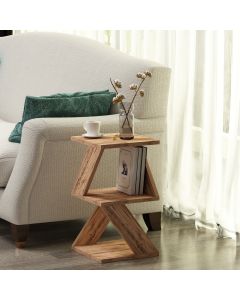 HANAH HOME Konzolni stočić, braon