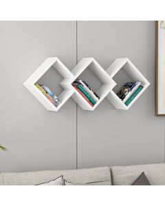 HANAH HOME Zidna polica Galaxy, bela