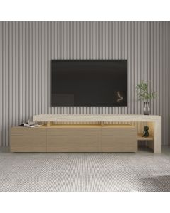 HANAH HOME TV komoda Beliz, krem/svetlobraon