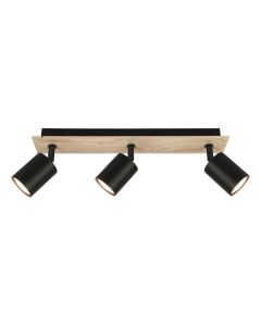 FORMA Spot lampa 3xGU10 FG151-3 BK+WD