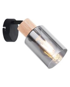 FORMA Spot lampa 1xE27 FE705-1 BK+WD