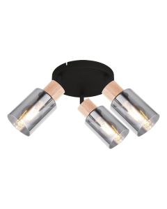 FORMA Spot lampa 3xE27 FE705-3R BK+WD