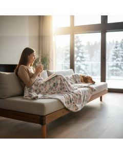 VIKTORIJA Ćebe za singl ležaj D8 Polar