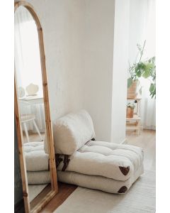 ATELIER DEL SOFA Fotelja na razvlačenje Fold Teddy, krem - 383EVN1101