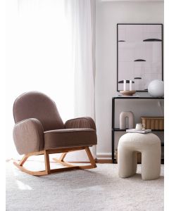 ATELIER DEL SOFA Fotelja za ljuljanje Yoko, braon