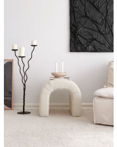 ATELIER DEL SOFA Tabure Nu Teddy, krem