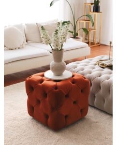 ATELIER DEL SOFA Tabure Kup Chester, braon