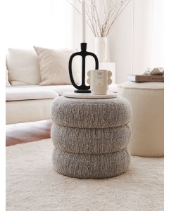 ATELIER DEL SOFA Tabure Boum, siva