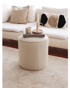 ATELIER DEL SOFA Tabure Teddy, krem