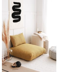 ATELIER DEL SOFA Podni jastuk Dokuma, žuta