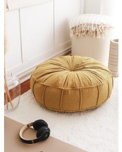 ATELIER DEL SOFA Podni jastuk Vintage, žuta