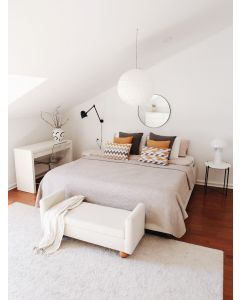 ATELIER DEL SOFA Klupa Tedy Sandikli, bela