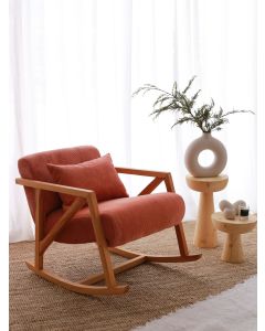 ATELIER DEL SOFA Fotelja za ljuljanje Nini Sallanan, cigla