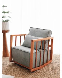 ATELIER DEL SOFA Fotelja Sallanan, plava