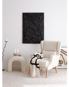 ATELIER DEL SOFA Fotelja Klam, krem