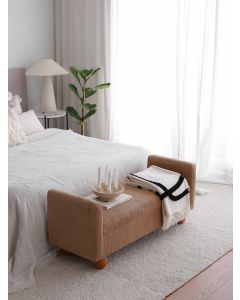 ATELIER DEL SOFA Klupa Sandikli, svetlobraon