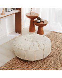 ATELIER DEL SOFA Podni jastuk Vintage Teddy, bela
