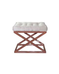 ATELIER DEL SOFA Tabure Capraz, braon/bela