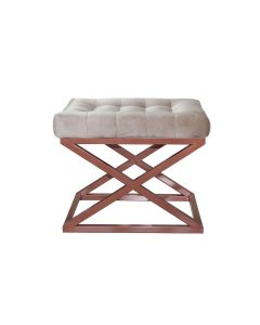 ATELIER DEL SOFA Tabure Capraz, braon/krem