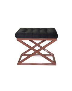 ATELIER DEL SOFA Tabure Capraz, braon/crna