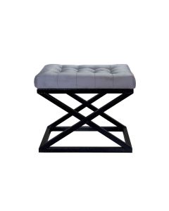 ATELIER DEL SOFA Tabure Capraz, crna/tamno siva