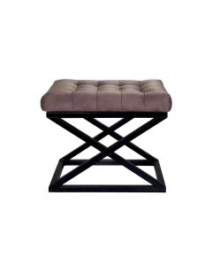 ATELIER DEL SOFA Tabure Capraz, crna/braon