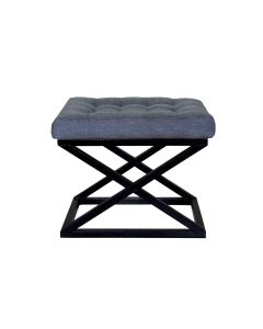 ATELIER DEL SOFA Tabure Capraz, crna/plava