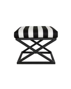 ATELIER DEL SOFA Tabure Capraz, crna/bela