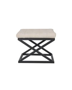 ATELIER DEL SOFA Tabure Capraz, crna/bela